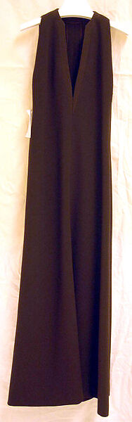 Dress, James Galanos (American, Philadelphia, Pennsylvania, 1924–2016 West Hollywood, California), wool, silk, American