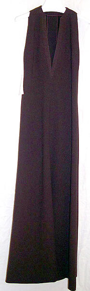 Dress, James Galanos (American, Philadelphia, Pennsylvania, 1924–2016 West Hollywood, California), wool, silk, American