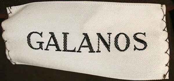 Dress, James Galanos (American, Philadelphia, Pennsylvania, 1924–2016 West Hollywood, California), wool, silk, American