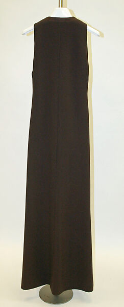 Dress, James Galanos (American, Philadelphia, Pennsylvania, 1924–2016 West Hollywood, California), wool, silk, American