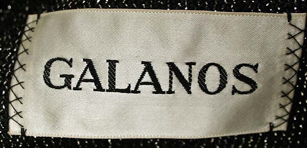 Evening ensemble, James Galanos (American, Philadelphia, Pennsylvania, 1924–2016 West Hollywood, California), silk, synthetic fiber, American