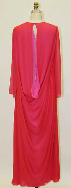 Evening dress, James Galanos (American, Philadelphia, Pennsylvania, 1924–2016 West Hollywood, California), silk, American