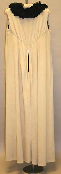 Evening jumpsuit, Irene Galitzine (Italian (born Georgia), Tbilisi 1916–2006 Rome), wool, feathers, Italian