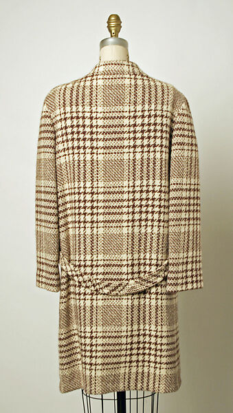 Coatdress, B. H. Wragge (American, 1931–1971), wool, synthetic fiber, American