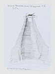Drone Hits Great Ziggurat of Ur
, Hanaa Malallah, pencil, ink and watercolor on paper