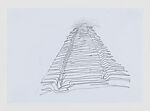 Drone Hits Great Ziggurat of Ur
, Hanaa Malallah, pencil, ink and watercolor on paper