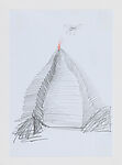 Drone Hits Great Ziggurat of Ur
, Hanaa Malallah, pencil, ink and watercolor on paper