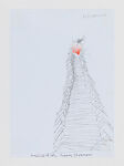 Drone Hits Great Ziggurat of Ur
, Hanaa Malallah, pencil, ink and watercolor on paper