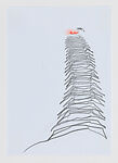 Drone Hits Great Ziggurat of Ur
, Hanaa Malallah, pencil, ink and watercolor on paper