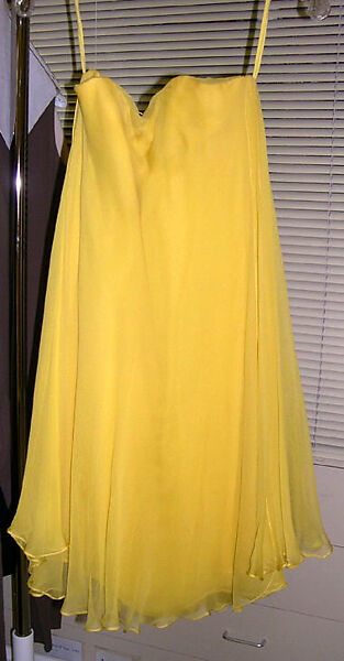 Evening dress, George Peter Stavropoulos (American, born Greece, 1920–1990), silk, American