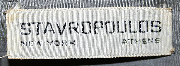 Ensemble, George Peter Stavropoulos (American, born Greece, 1920–1990), wool, American