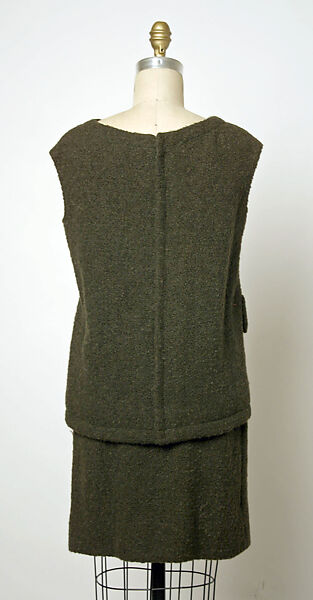 Ensemble, Jacques Tiffeau (French, 1927–1988), wool, fur, American