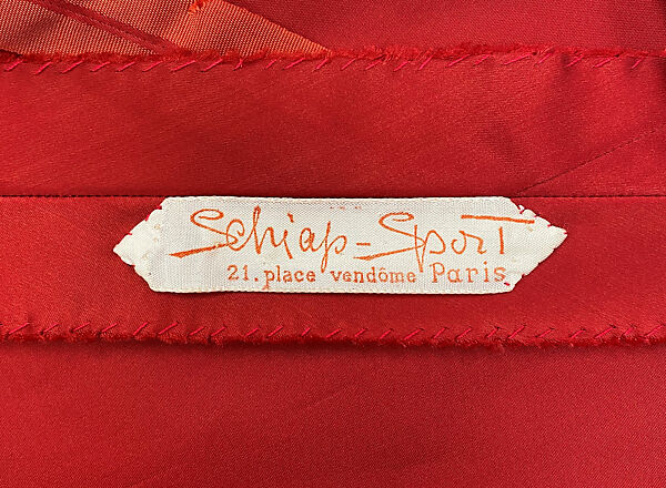 Evening skirt, Schiaparelli (French, founded 1927), silk, French