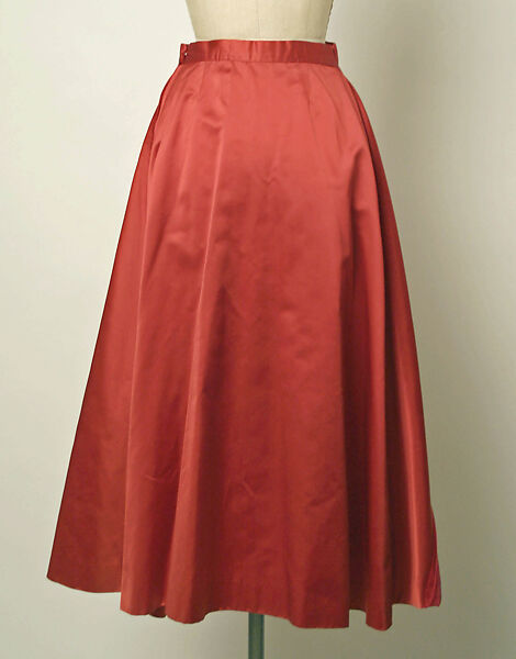 Evening skirt, Schiaparelli (French, founded 1927), silk, French