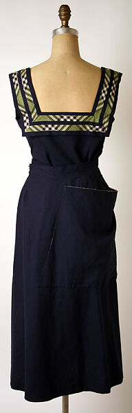 Sundress, Elsa Schiaparelli (Italian, 1890–1973), rayon, cotton, French