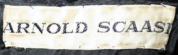 Evening dress, Arnold Scaasi (American, born Montreal, Canada, 1931–2015), silk, American