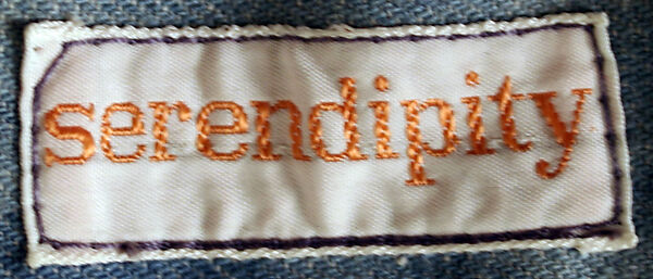 Pinafore, Serendipity 3 (American, opened 1954), cotton, American