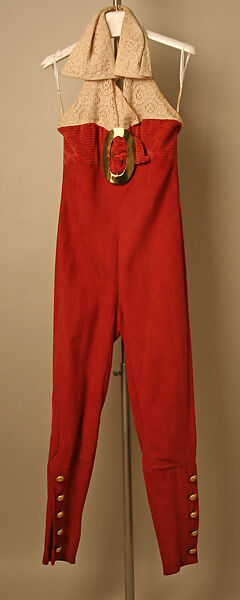 Ensemble, Serendipity 3 (American, opened 1954), cotton, leather, metal, American