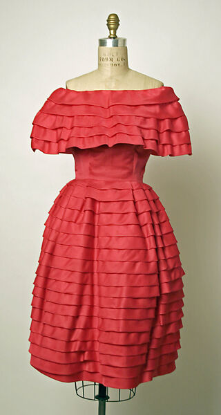 Evening dress, Simonetta (Italian, born 1922), silk, Italian 