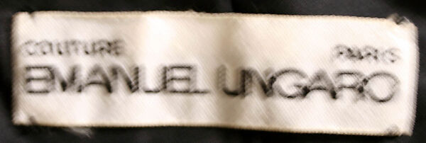 Ensemble, Emanuel Ungaro (French, 1933–2019), wool, French