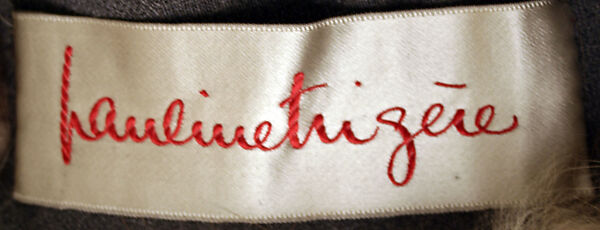 Ensemble, Pauline Trigère (American, born France, Paris 1908–2002 New York), wool, fur, American