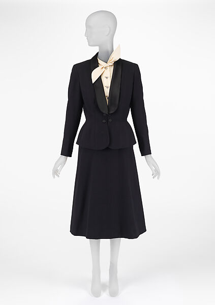 Suit, Pauline Trigère (American, born France, Paris 1908–2002 New York), wool, silk, American 