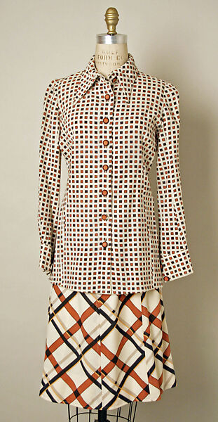 Ensemble, Emanuel Ungaro (French, 1933–2019), wool, leather, French