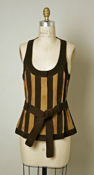 Ensemble, Emanuel Ungaro (French, 1933–2019), wool, leather, French