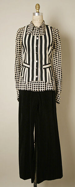 Ensemble, Emanuel Ungaro (French, 1933–2019), cotton, silk, French