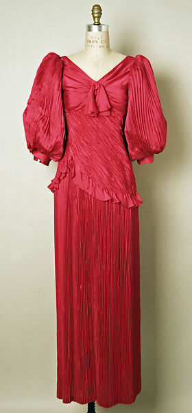 Evening dress, Emanuel Ungaro (French, 1933–2019), silk, French 