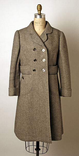 Coat, Valentino (Italian, born 1932), wool, Italian 