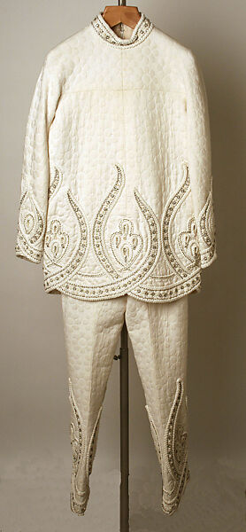 Pajamas, Valentino (Italian, born 1932), cotton, Italian 