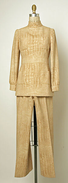 Ensemble, Valentino (Italian, born 1932), wool, Italian 