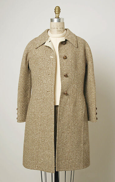 Ensemble, Valentino (Italian, born 1932), wool, Italian 