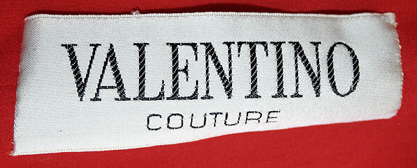Evening dress, Valentino S.p.A. (Italian, founded 1959), silk, leather, Italian