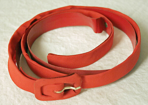 Evening dress, Valentino S.p.A. (Italian, founded 1959), silk, leather, Italian