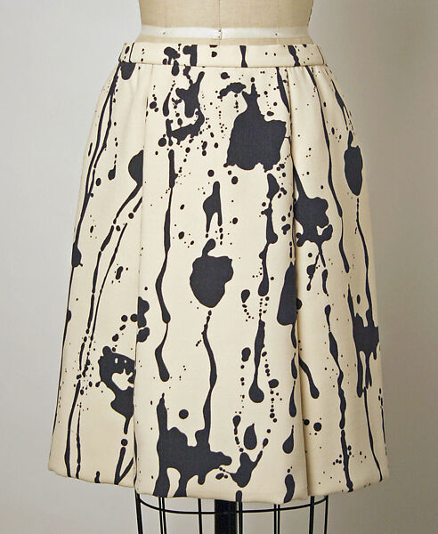 Ensemble, Valentino S.p.A. (Italian, founded 1959), (a–c) wool; (d) leather, Italian