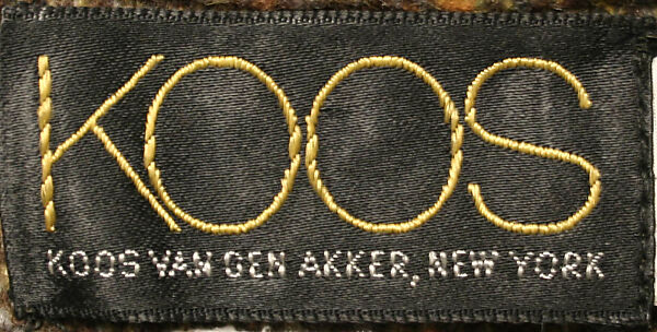 Coat, Koos van den Akker (American, born Netherlands, The Hague 1939–2015 New York), wool, American