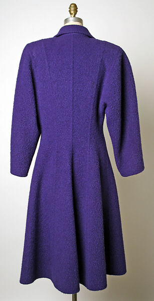 Coat, Philippe Venet (French, born 1929), wool, French