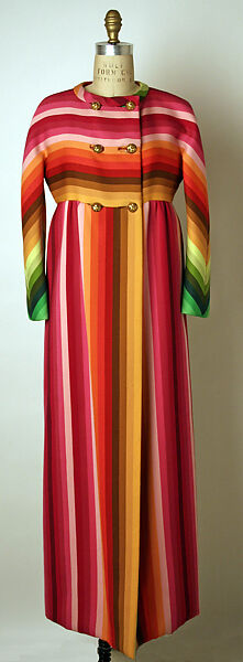 Evening coat, Valentino (Italian, born 1932), wool, Italian 