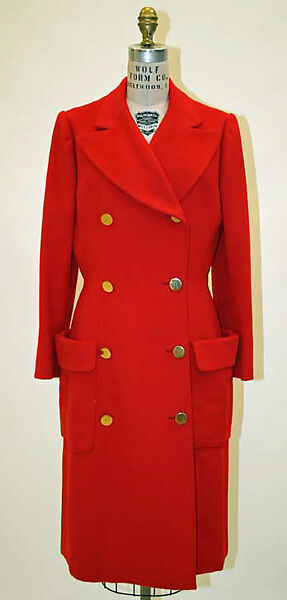 Coat, Norman Norell (American, Noblesville, Indiana 1900–1972 New York), [no medium available], American 