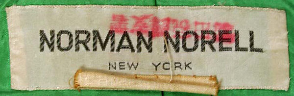 Coat, Norman Norell (American, Noblesville, Indiana 1900–1972 New York), wool, silk, American