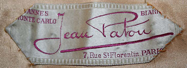 Evening coat, House of Patou (French, founded 1914), [no medium available], French