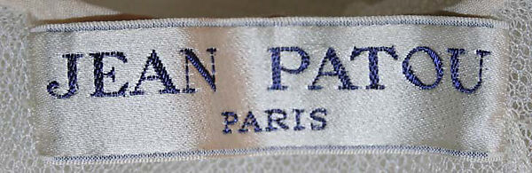 Evening ensemble, House of Patou (French, founded 1914), [no medium available], French