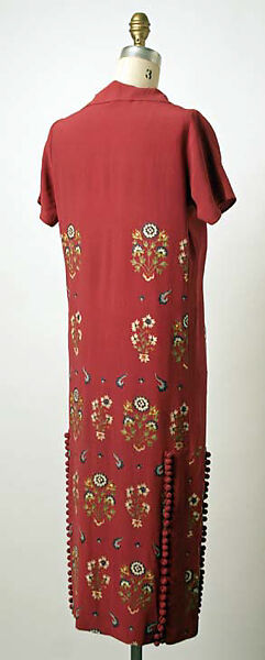 Afternoon dress, House of Patou (French, founded 1914), silk, French