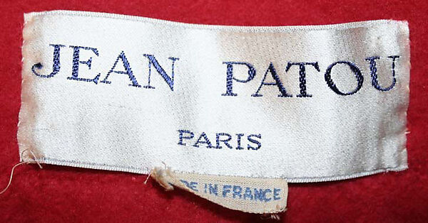 Coat, House of Patou (French, founded 1914), wool, leather, French