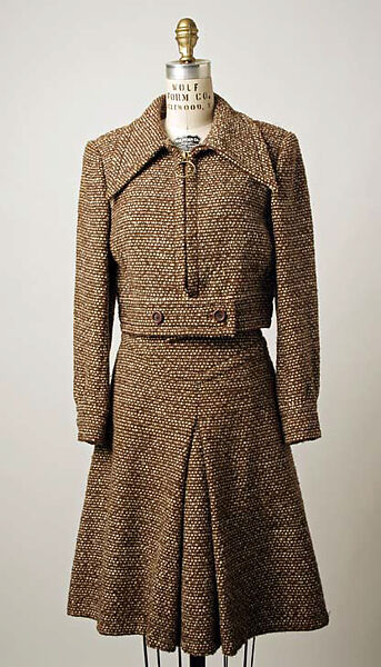 Suit, House of Patou (French, founded 1914), wool, French 