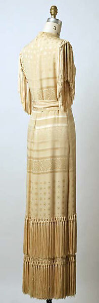 Evening dress, House of Patou (French, founded 1914), silk, French