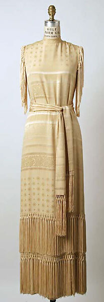 Evening dress, House of Patou (French, founded 1914), silk, French 