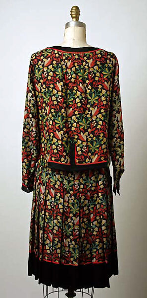 Afternoon dress, House of Patou (French, founded 1914), silk, French
